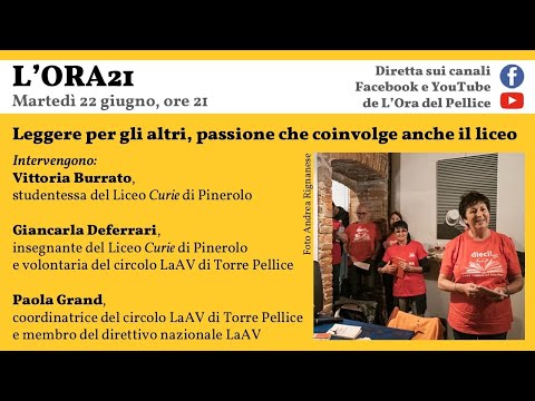 26ª puntata — Leggere per gli altri, passione che coinvolge anche il liceo