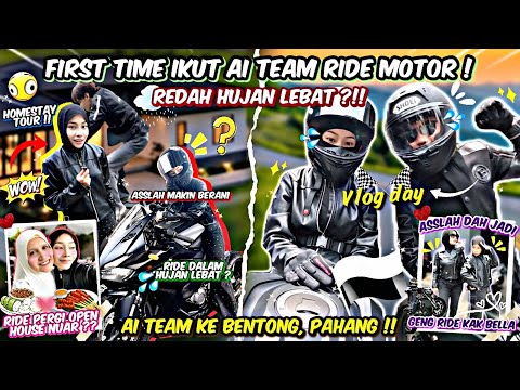 FIRST TIME IKUT AI TEAM RIDE SPORTBIKE ?!! TERPAKSA REDAH HUJAN LEBAT !!! AI TEAM JAGA ASSLAH !!