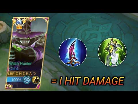 CRAZY DAMAGE!! CLINT MUST USE THIS BUILD🔥 (must watch) || Mobile Legends