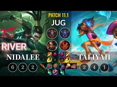 TLN River Nidalee vs Taliyah Jungle - KR Patch 11.1