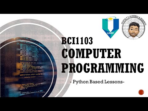 Bci1103 Computer Programming Python Chapter 7