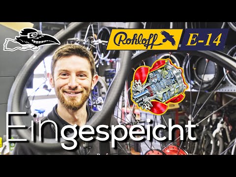 Rohloff Speedhub 500/14 Nabenschaltung frisch eingespeicht - DIY!