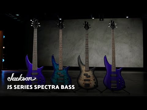 Jackson JS Series Spectra Bass JS2P 4-String Bass Guitar, Gloss Blue Burst image 4