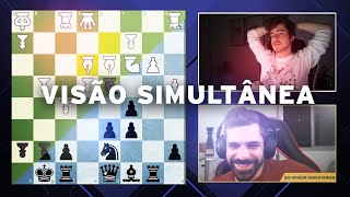 Cellbit VS Krikor - Tabuleiro e câmeras SIMULTANEOS - XADREZ