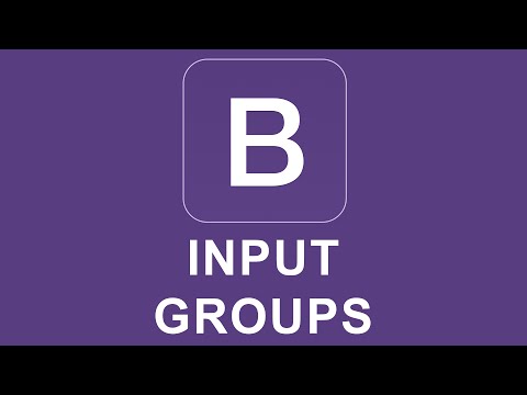 Bootstrap 4 Tutorial 17 Input Groups