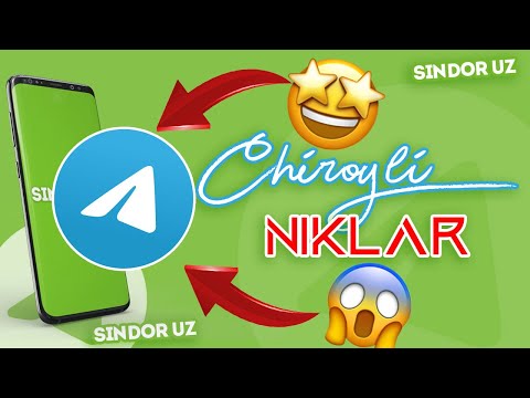 Telegramdan chiqmasdan chiroyli nik yasash | Chiroyli niklar | Niklarni dodasi | SindorUz