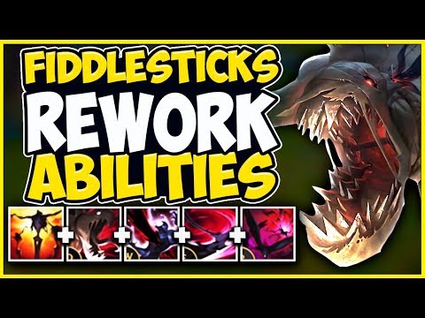 REWORKED FIDDLESTICKS ABILITIES/GAMEPLAY REVEALED (INSANE PASSIVE) - League of Legends