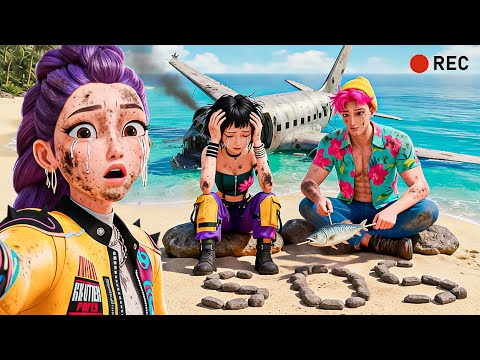 VLOG: 48H Survival Challenge on a Crazy Deserted Island! 😱 No Food or Shelter! (KPDH Funny Moments)