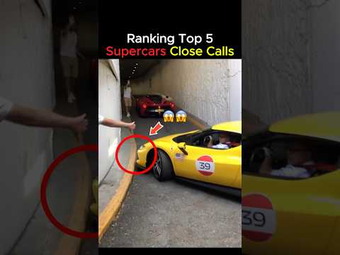 Best Supercars Close Calls 😭💀#shorts  #shortvideo  #automobile  #supercars  #race   #closecall