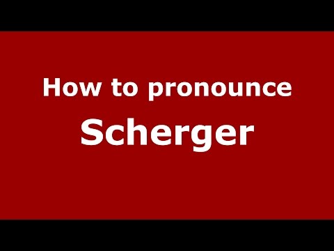 How to pronounce Scherger (Spanish/Argentina) - PronounceNames.com