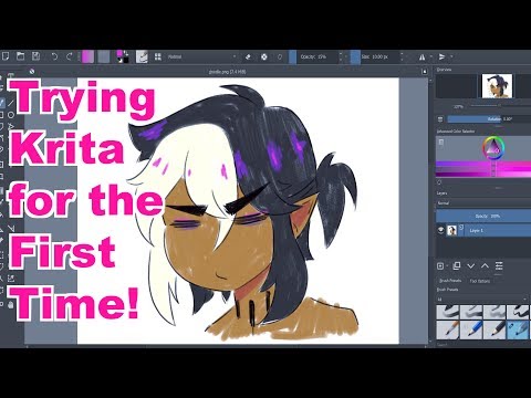 LET'S TRY: Krita!! (free art program)