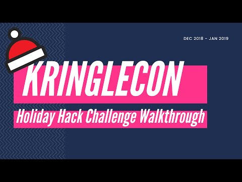 Kringlecon 2018: SANS Holiday Hack Challenge Walkthrough - Intro. and Objective 1