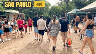 Download lagu A Walk in Ibirapuera Park - The Largest Park in São Paulo - Brazil【4K】2025 mp3