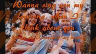 ABBA - Gonna Sing You My Lovesong with Lyrics
