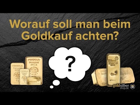 Goldbarren oder Münzen: Worauf beim Gold kaufen achten?