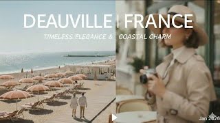北フランス🇫🇷映画『男と女』の舞台ドーヴィルへ。ノルマンディーの美しい海辺と街歩き散策 🇫🇷パリから週末旅 #ドーヴィル #フランス  #ノルマンディー 