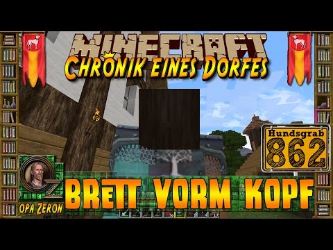 Minecraft #862-Chronik eines Dorfes-Brett vorm Kopf [HD+Deutsch]