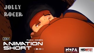 CGI 3D Animated Short Film "JOLLY ROGER" Hilarious Animation by Lisa Bouet