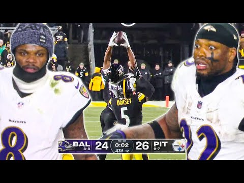 WIN OR GO HOME! WINNER WINS THE DIVISION!! Ravens Vs Steelers Week 18 WILD FINISH