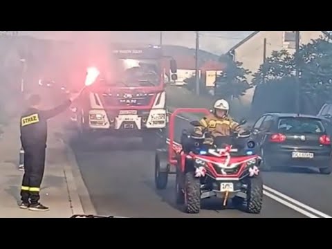 Powitanie quada dla OSP Maków Dolny