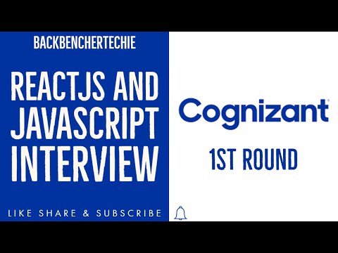Reactjs Interview Cognizant 1st Round Reactjs Javascript Cts Software Engineer Developer
