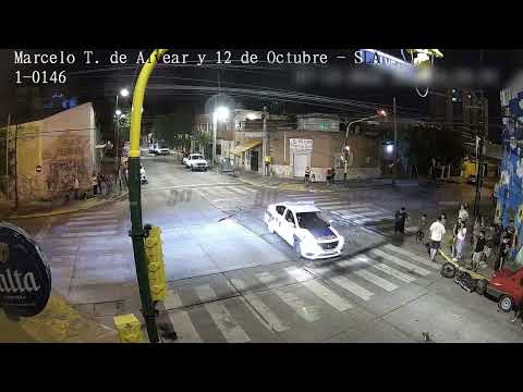 Motociclista lesionado en siniestro vial en Capital