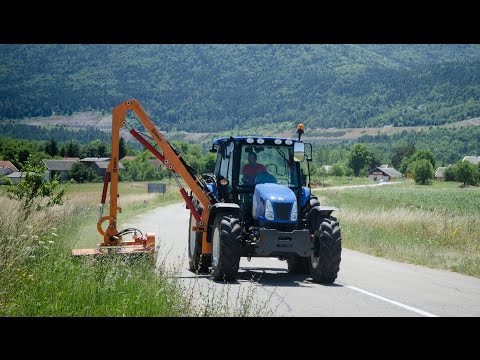 Mowing season in Lika - Summer Road Maintenance - RASCO