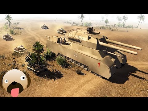RATTE TANK! THE LARGEST TANK IN EXISTENCE LANDKREUZER P.1000 RATTE Men of War