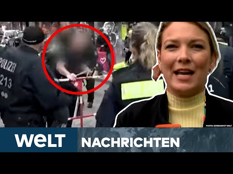 HAMBURG: Reeperbahn-Schock! Mann mit Hammer und Molotowcocktail! Polizei schießt ihn nieder | STREAM