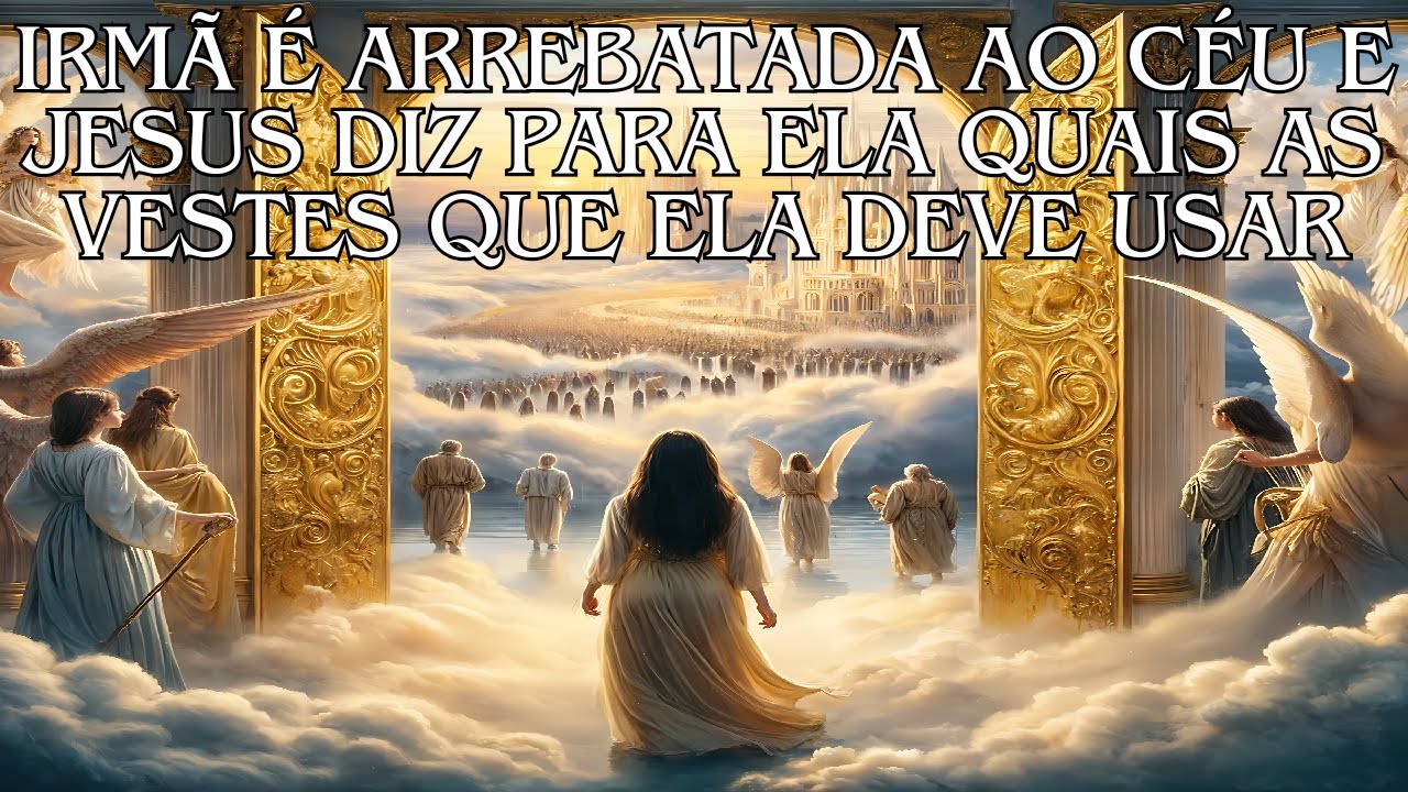 IRMÃ É DOUTRINADA POR JESUS NO CÉU APÓS SER ARREBATADA TESTEMUNHO DE ARREBATAMENTO AO CÉU E INFERNO