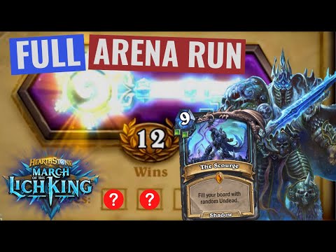 12 Win Triple Legendary Death Knight - Hearthstone Arena Wrath of the Lich King