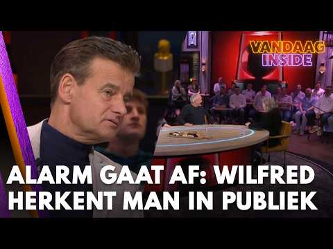 Alarm gaat plotseling af bij Vandaag Inside; Wilfred Genee herkent man in het publiek
