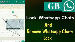 How to Lock GBWhatsapp Chats / How to Remove GBWhatsapp Chat Lock | TAMIL REK