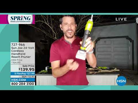 Sun Joe 24Volt Cordless Handheld Reach Pruner