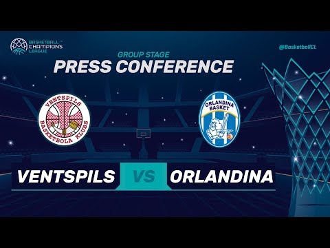 Ventspils v SikeliArchivi Capo d'Orlando - Press Conference - Basketball Champions League 2017-18