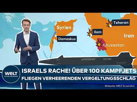 KRIEG IN NAHOST: Israels Vergeltungsschlag gegen Iran! Kampfflugzeuge greifen Armeeeinrichtungen an
