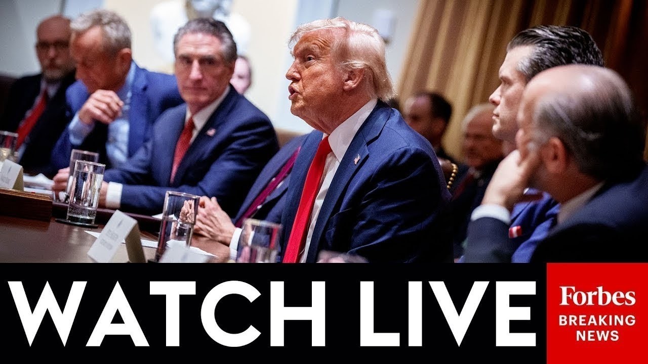Video | WATCH LIVE: President Trump Holds A Cabinet Meeting As U.S.-Iran Peace Talks Press On