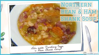 NORTHERN BEAN AND HAM SHANK SOUP | CROCKPOT | SIMPLE AND DELICIOUS! 🤗💖🍴