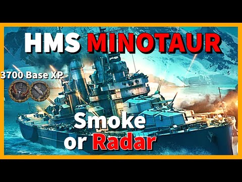 HMS Minotaur in World of Warships Legends 4K