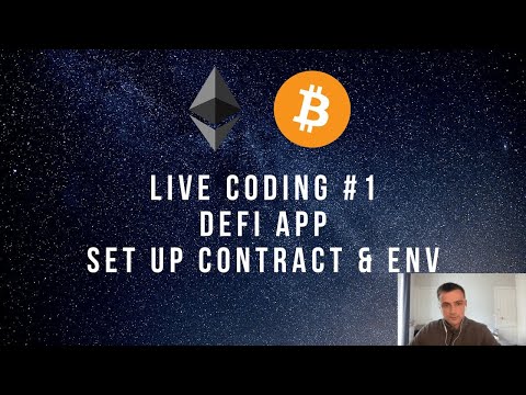 LIVE CODING DEFI App #1 project set up and contracts