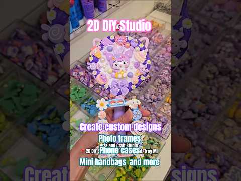 I designed a custom photoframe and mirror at 2D DIY Studio!