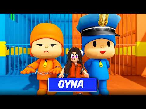 Roblox’ta PRİSONER POCOYO VS POLİS POCOYO HAPİSHANESİNDEN KAÇMAK !!