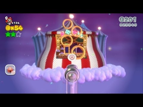 Super Mario 3D World 100% Walkthrough Part 35 - World Flower 1,2,3