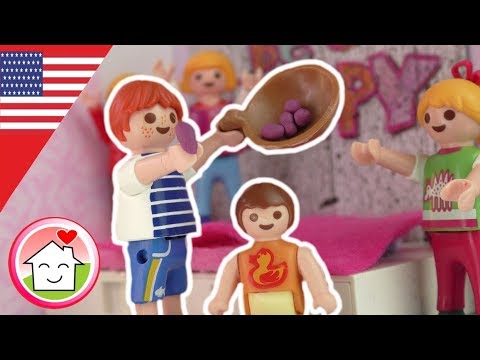 Playmobil english The Bad Mood Party - THe Hauser Family
