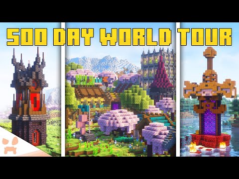 500 Days in Minecraft 1.20 - INSANE World Tour!