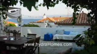 preview picture of video 'Bohemian Hydra island House with Sea Views.'