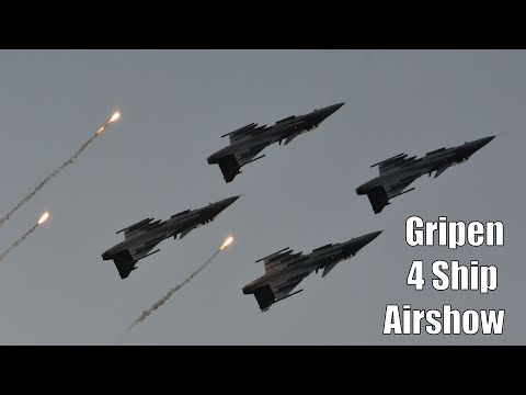 Saab Gripen C 4 Ship Airshow  - SweAF 2024