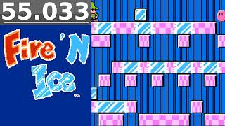 Fire 'N Ice (NES) 11-5 Speedrun: 55.033 (Former WR)
