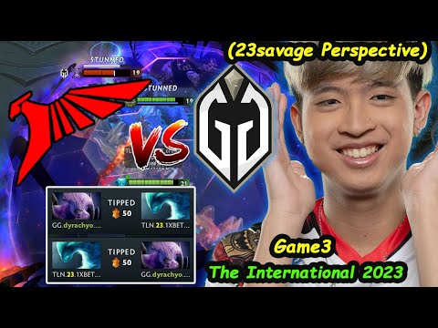 Talon vs Gaimin Gladiators | 23savage Morphling Perspective #TI12 (Seeding Decider)