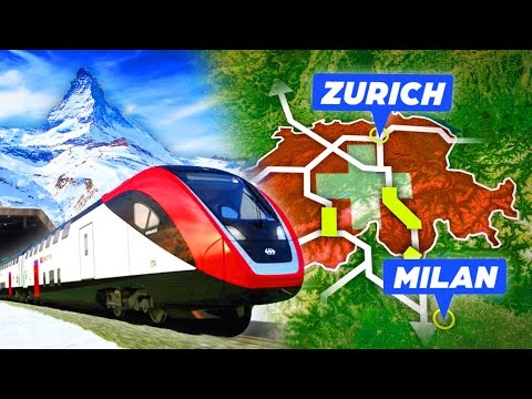 Switzerland’s NEW €21.5BN Railway to Unite Europe